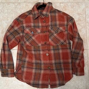 Willow Plaid Shirt in Warm Tones